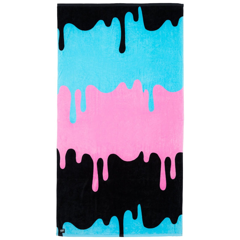 Load image into Gallery viewer, Catch Surf Tyler Team Beach Towel - Black/Pink/Blue Drip
