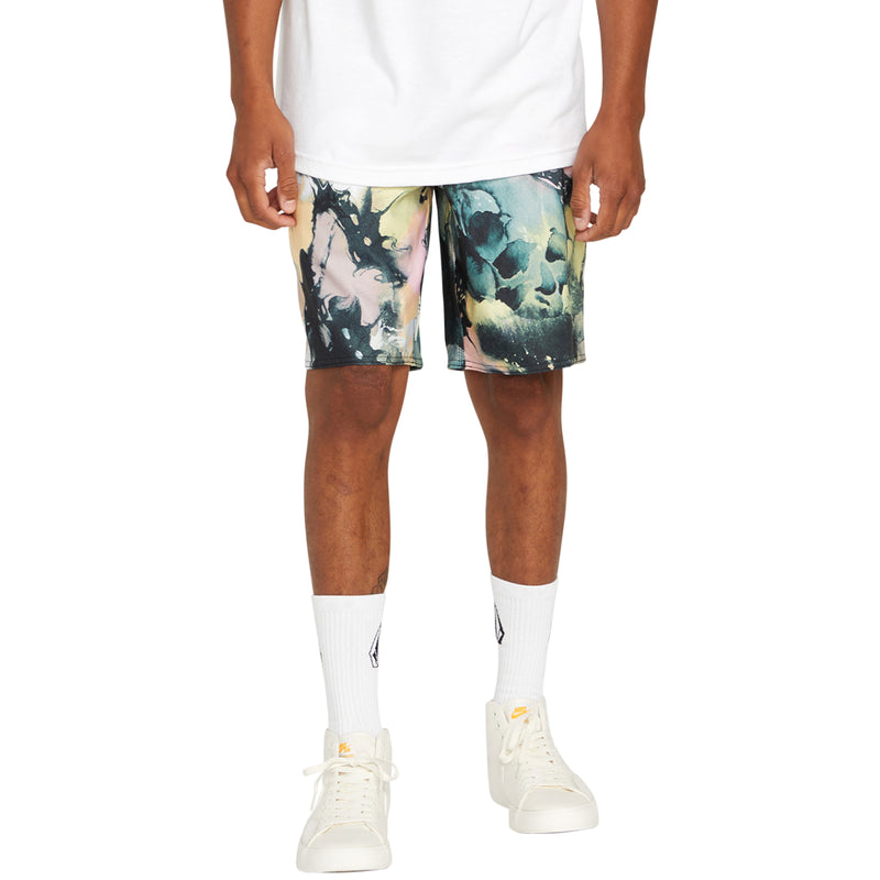 Load image into Gallery viewer, Volcom Skulli Wash Stoney Trunks 19&quot; Boardshorts
