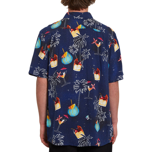 Volcom Cosmic Vaca Button Down Short Sleeve Shirt