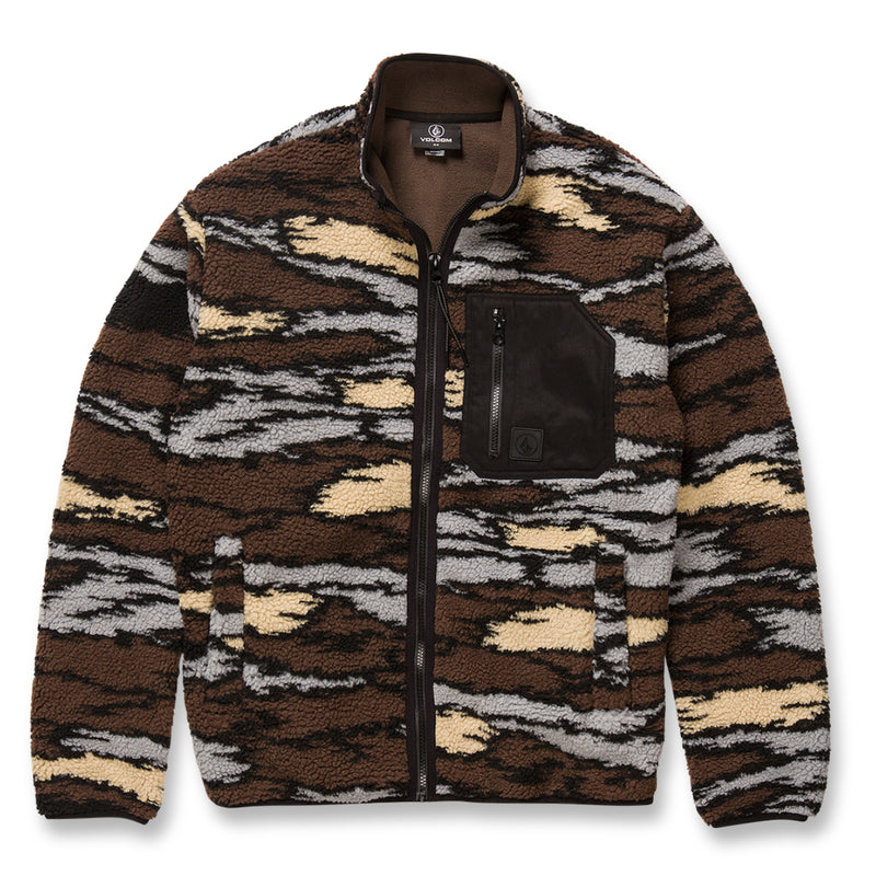 Load image into Gallery viewer, Volcom Muzzer Fuzzar Fleece Zip Jacket
