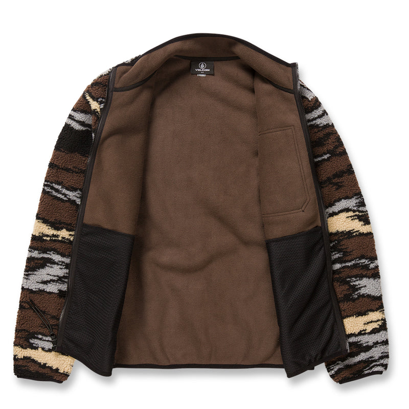 Load image into Gallery viewer, Volcom Muzzer Fuzzar Fleece Zip Jacket
