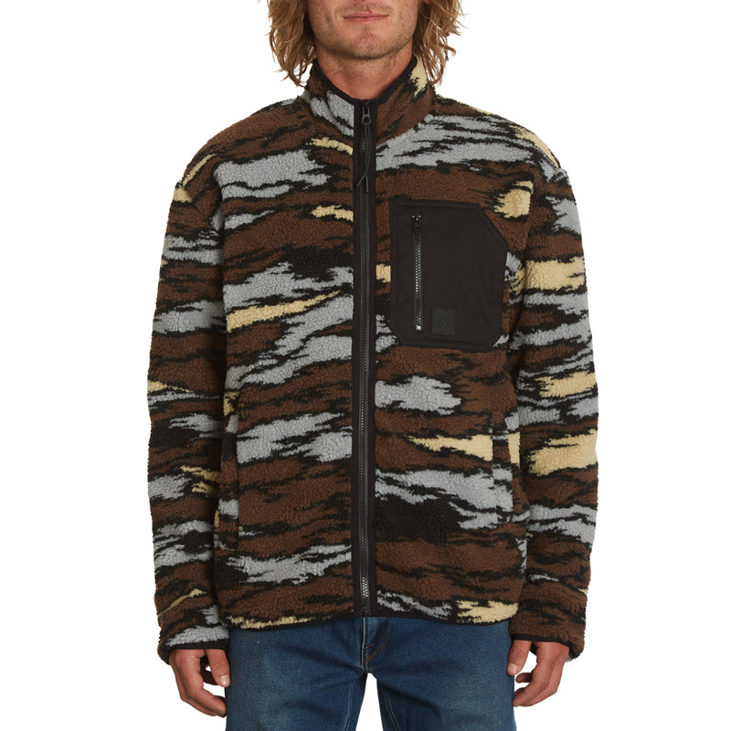 Load image into Gallery viewer, Volcom Muzzer Fuzzar Fleece Zip Jacket
