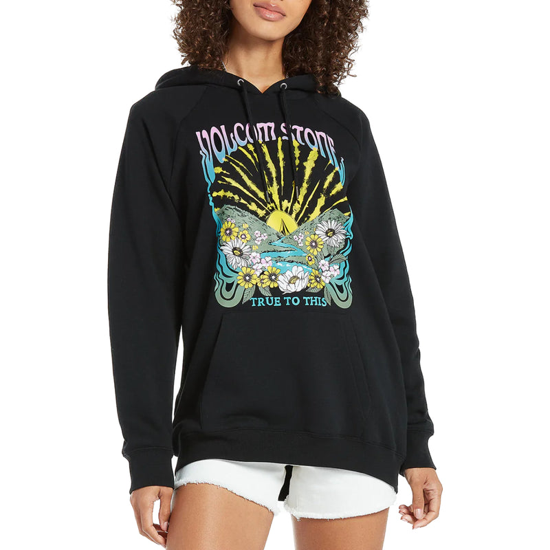 Load image into Gallery viewer, Volcom Women&#39;s Truly Stoked Boyfriend Pullover Hoodie
