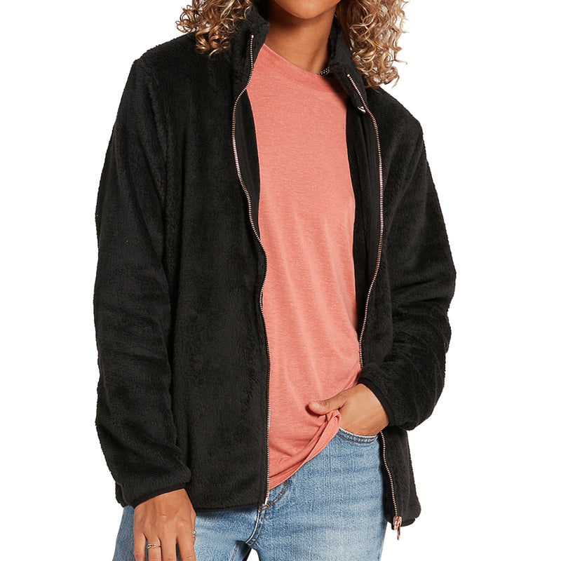 Load image into Gallery viewer, Volcom Women&#39;s Pheelin Phuzzy Zip Jacket
