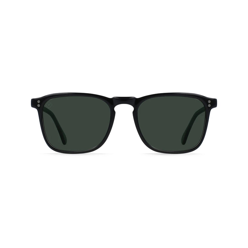 Load image into Gallery viewer, RAEN Wiley Polarized Sunglasses - Crystal Black/Green
