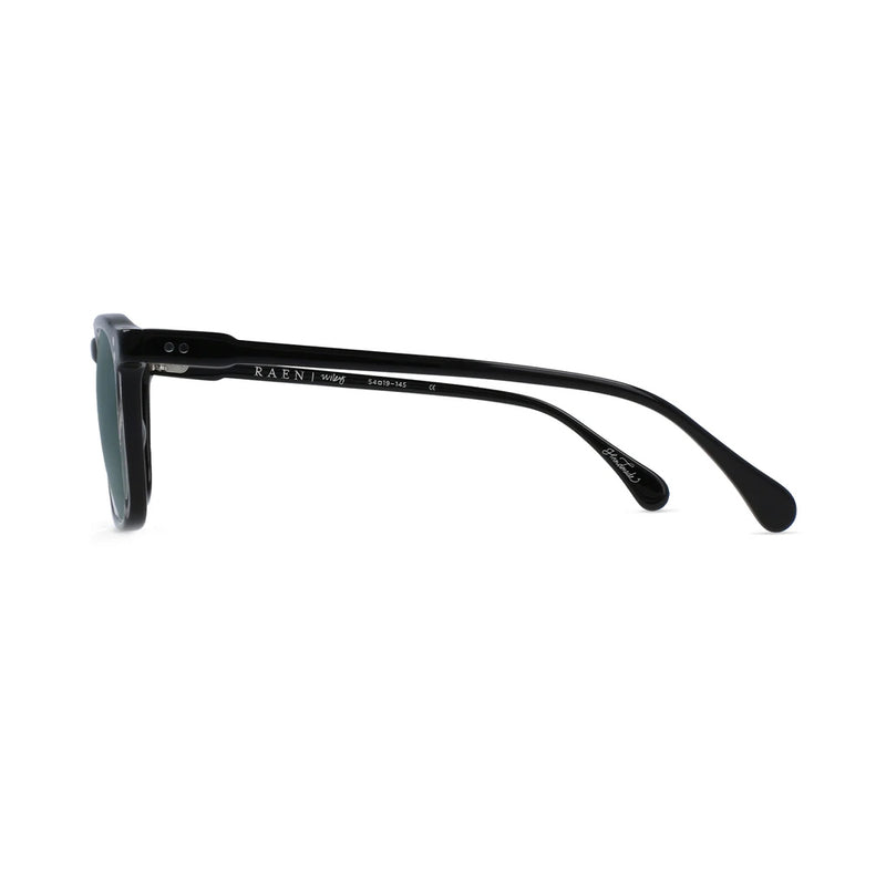 Load image into Gallery viewer, RAEN Wiley Polarized Sunglasses - Crystal Black/Green
