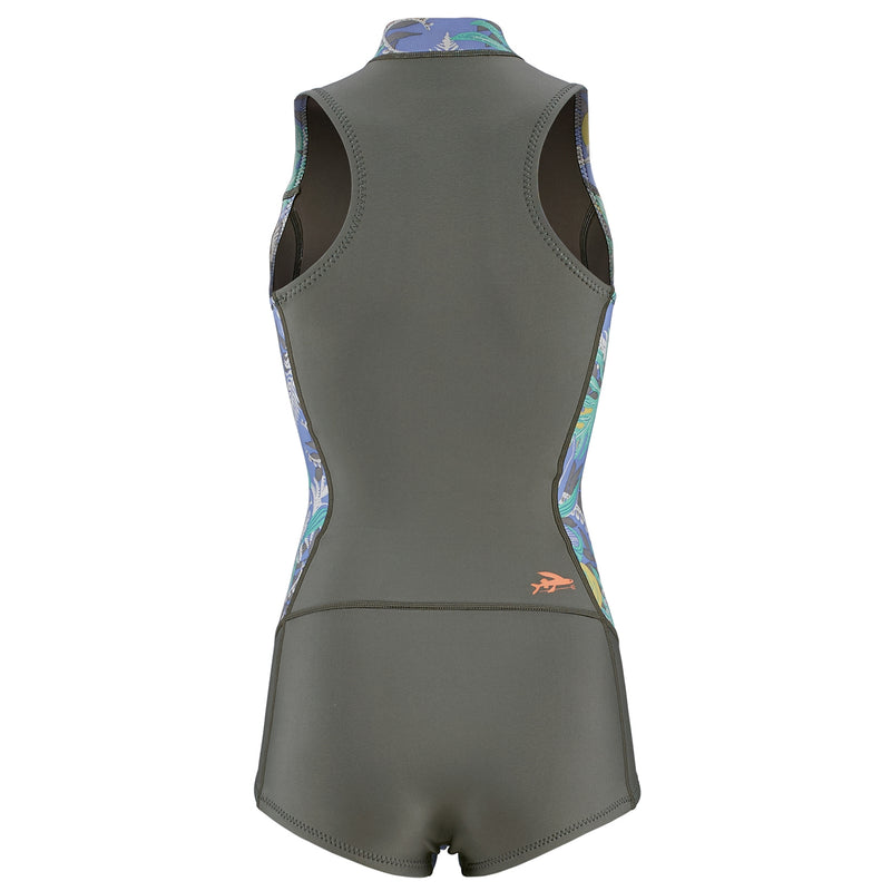 Load image into Gallery viewer, Patagonia Women&#39;s R1 Lite Yulex 1.5mm Jaunita Spring Wetsuit - Jurassic Ferns Forest
