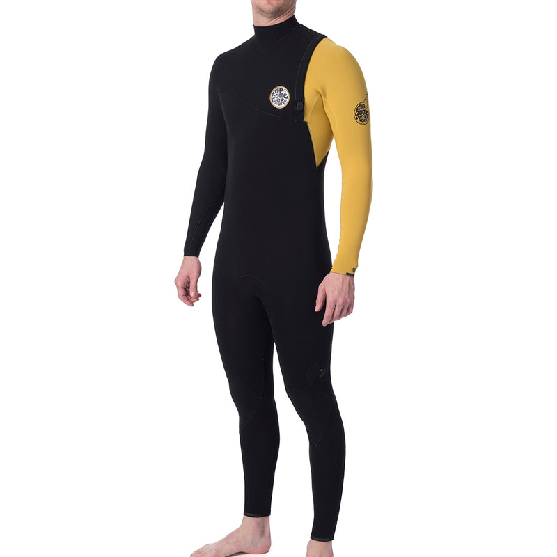 Load image into Gallery viewer, Rip Curl E-Bomb 3/2 Zip Free Wetsuit - Yellow
