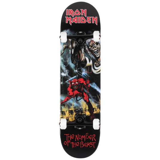 Zero Iron Maiden Number Of the Beast 8" Skateboard Complete